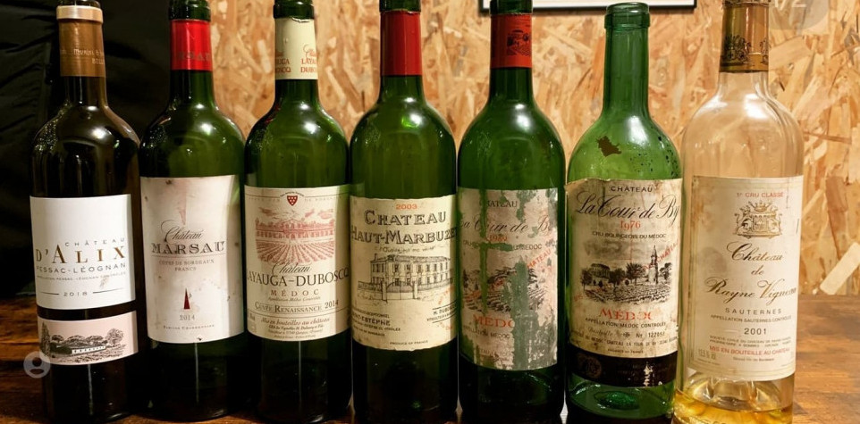 French wine from Bordeaux