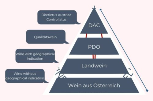 What are the major quality levels of Austrian wine