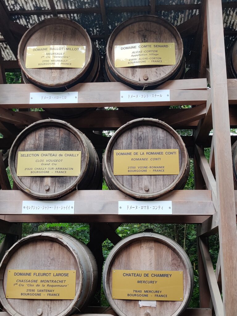 photo of wine barrels