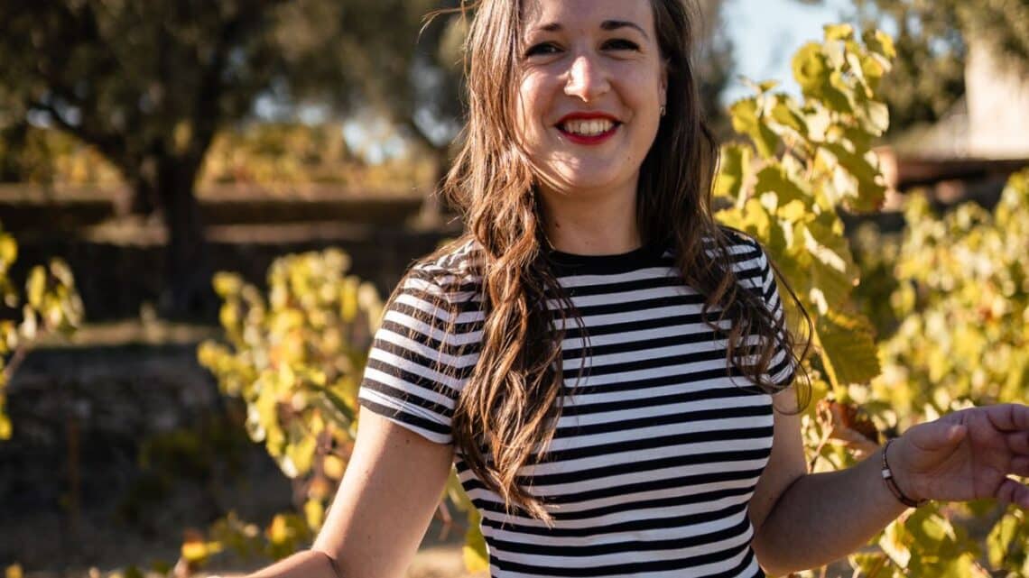 moi dans un vignoble