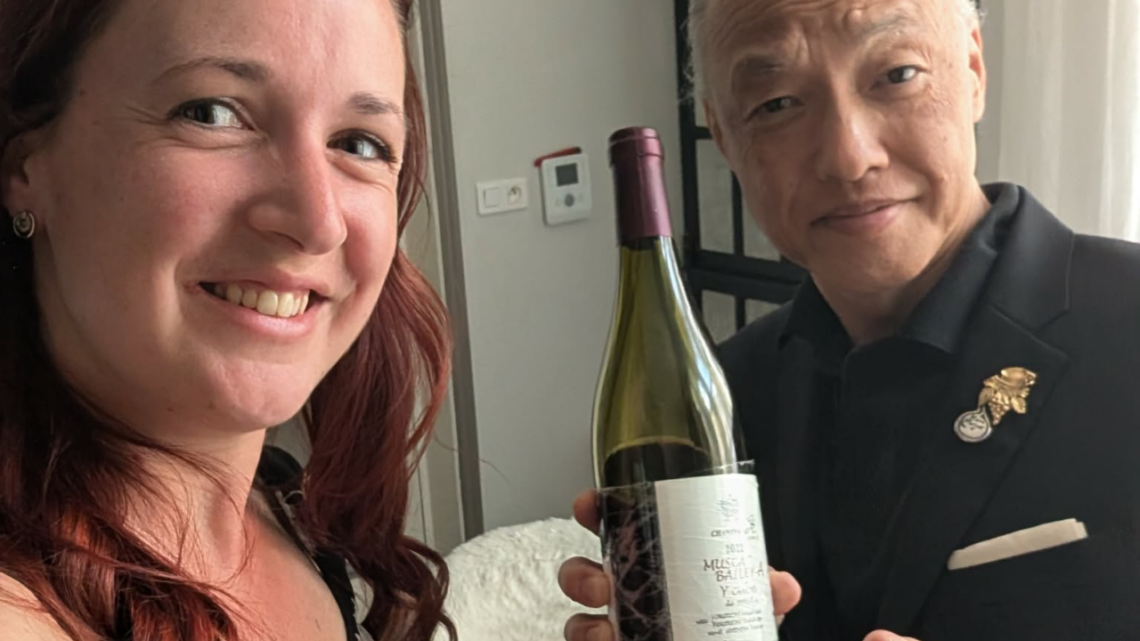 Diane Kanpai with Keiichiro Miyagawa